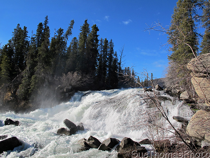 Close up of Otter Falls