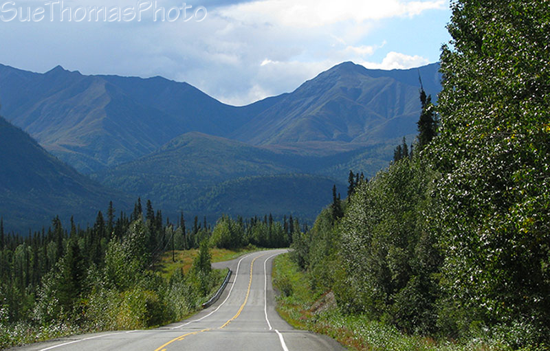 On the Glenn Highway in Alaska