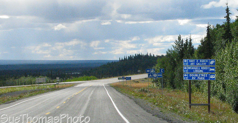On the Glenn Highway in Alaska