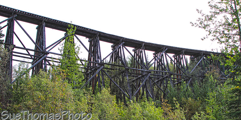 Gilahina Trestle on McCarthy Road in Alaska