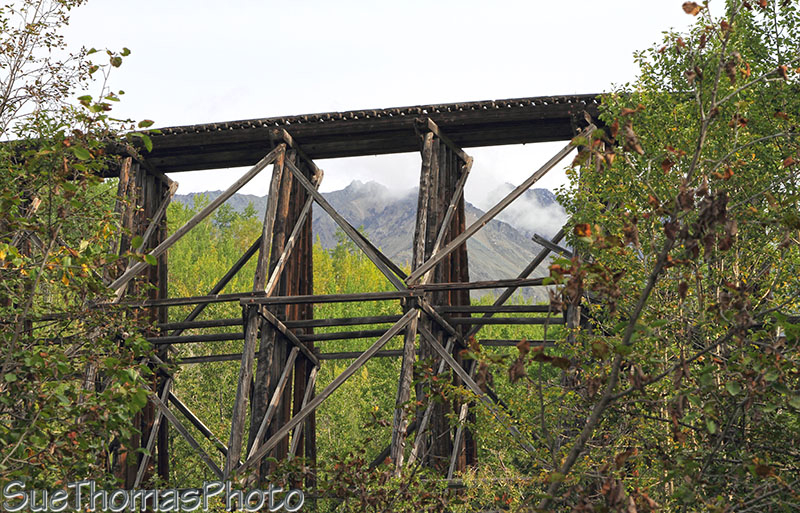 Gilahina Trestle on McCarthy Road in Alaska