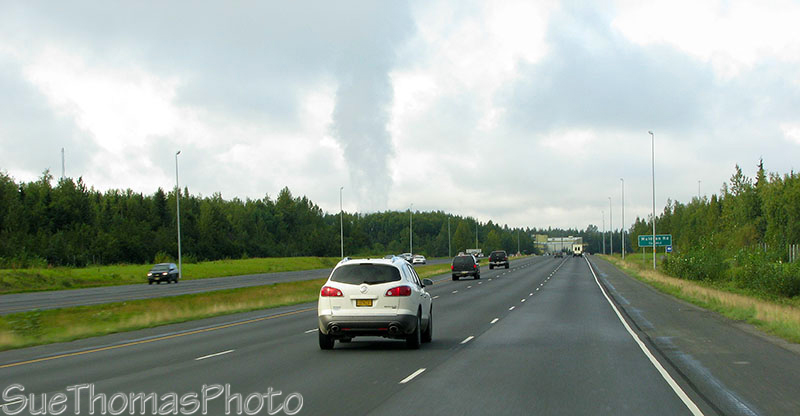 Anchorage Freeway in Alaska