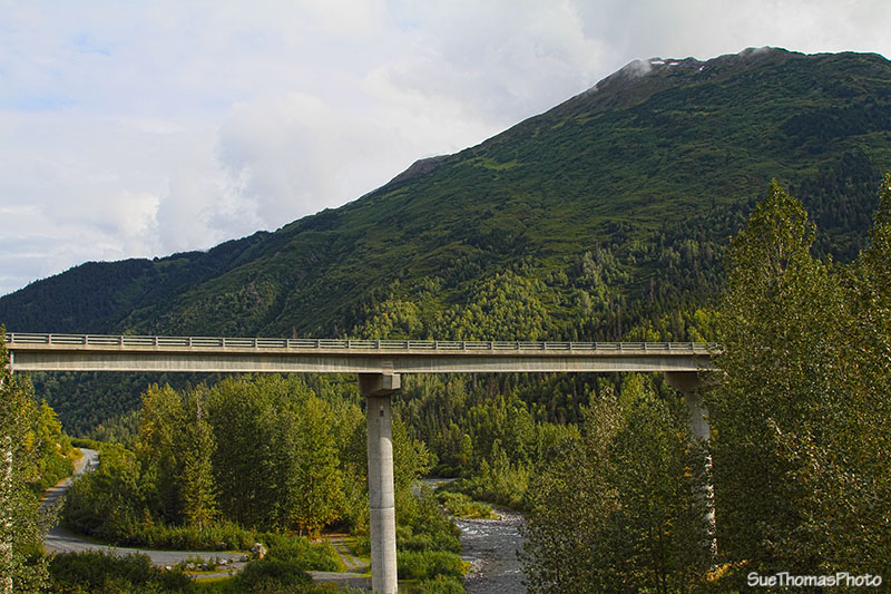 Canyon Creek on Seward Highway, Alaska