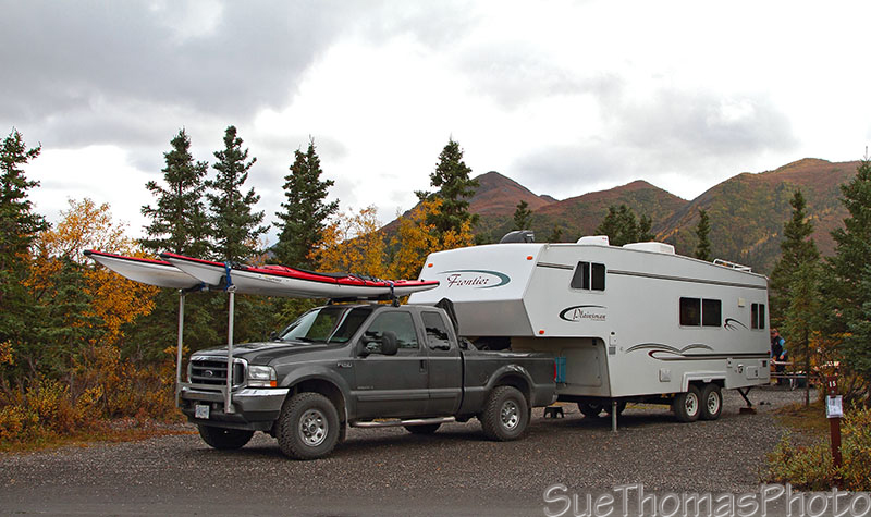 Teklanika Campground in Denali National Park, Alaska