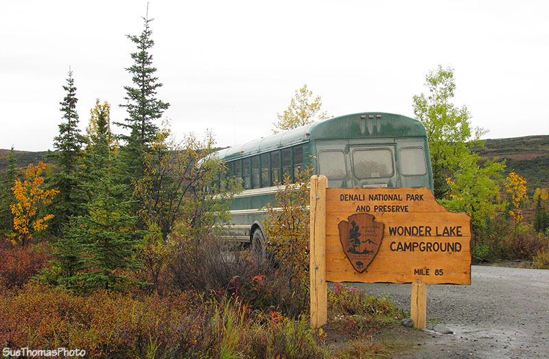 Wonder Lake Campground at Denali National Park, Alaska