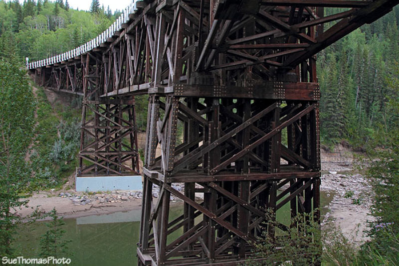 Kiskatinow Bridge, Alaska Highway, BC
