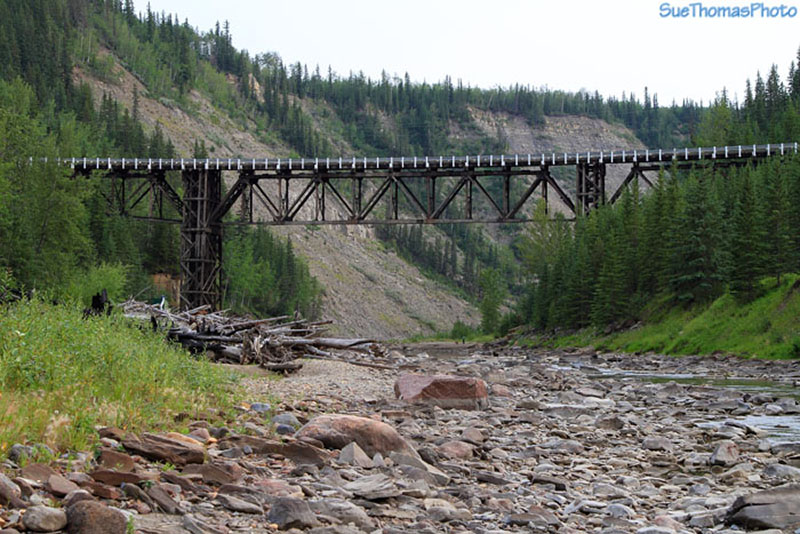 Kiskatinow Bridge, Alaska Highway, BC