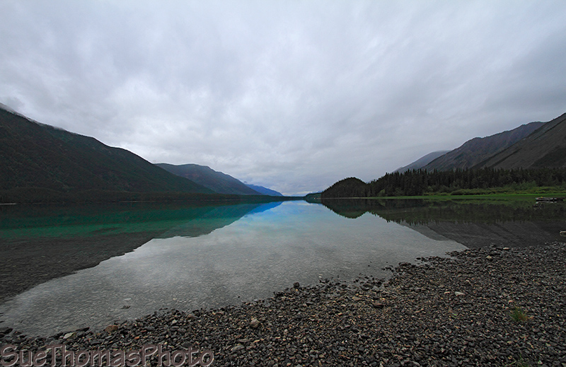 Muncho Lake on the Alaska Highway in British Columbia