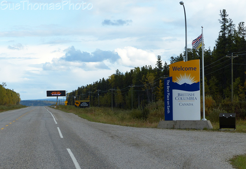British Columbia border southbound