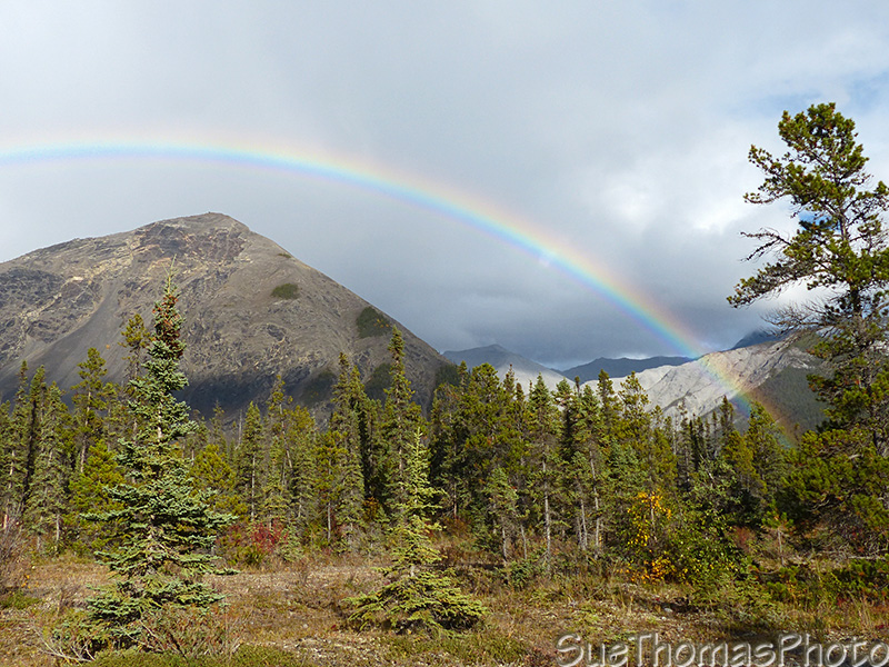 Muncho Lake rainbow