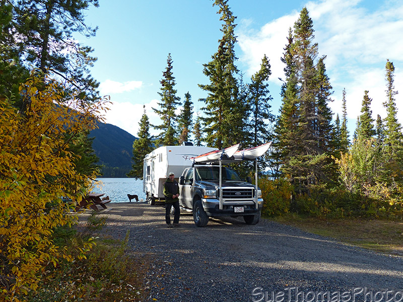 Muncho Lake campsite