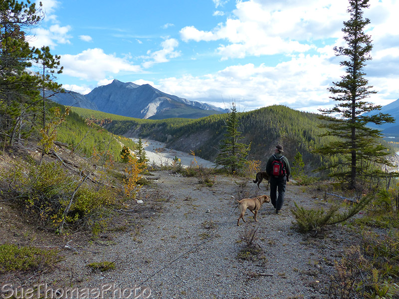 Old Alaska Highway at Muncho Lake
