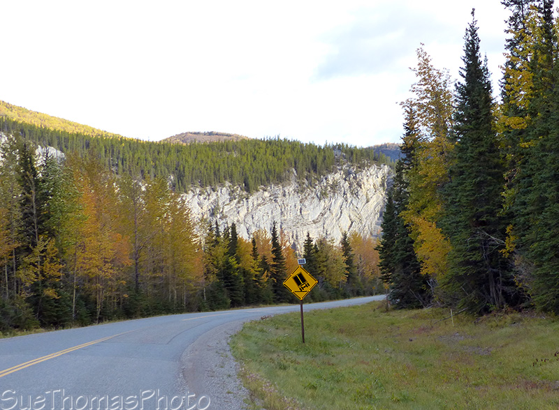 Caution on this corner