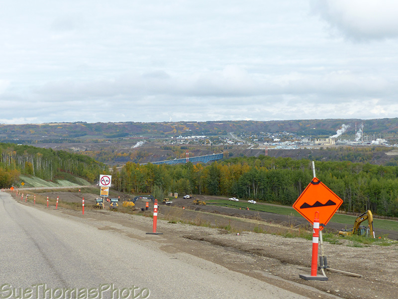 Under construction heading into Taylor