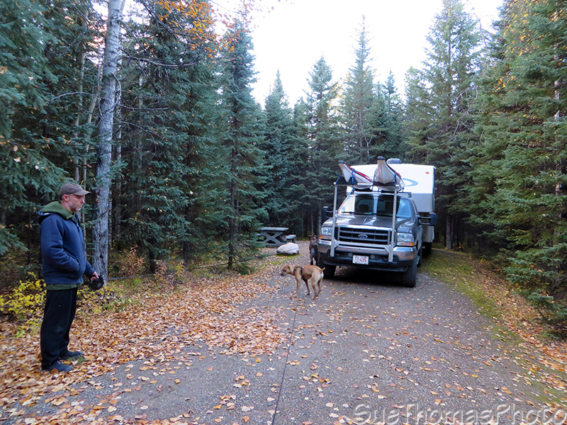 Campsite at Tetsa River