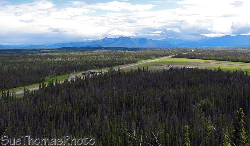 Overlooking Beaver Creek Airport and Canada Customs, Yukon