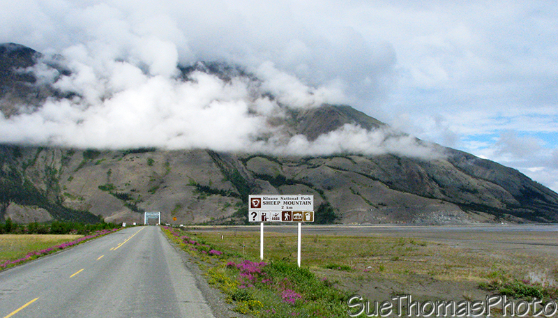 Slims River Bridge, Alaska Highway, Kluane Lake