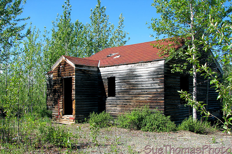 Old building at Snag, Yukon