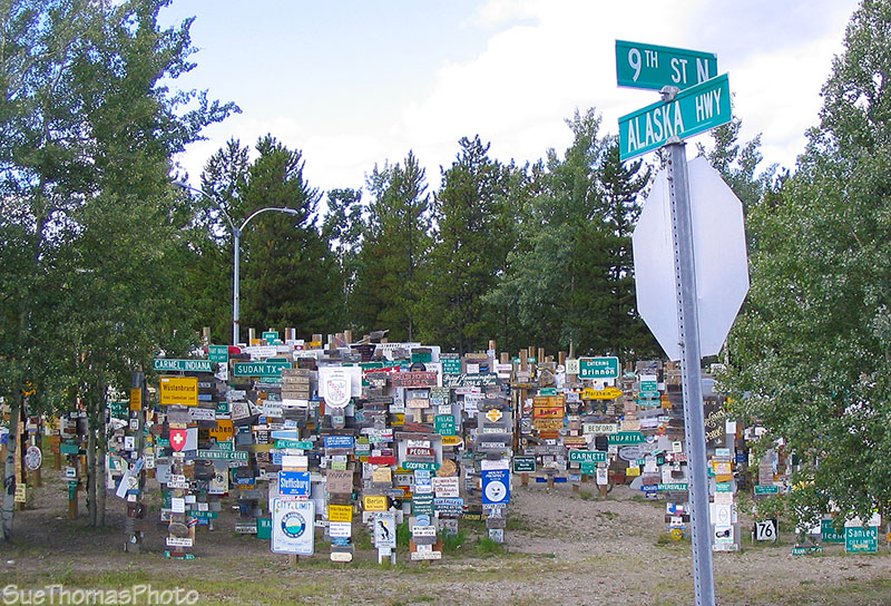 Watson Lake sign forest