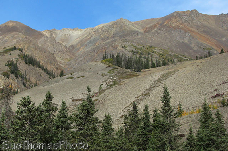 Sheep Mountain at Kluane Lake, Yukon