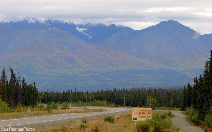 Pine Lake Yukon government campground near Haines Junction