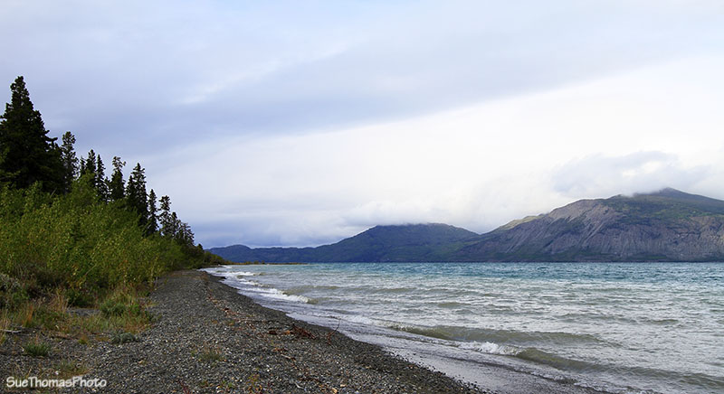 Kluane Lake area on the Alaska Highway in Yukon