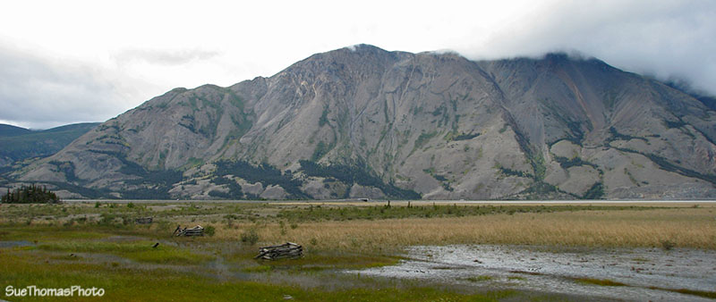Kluane Lake area on the Alaska Highway in Yukon