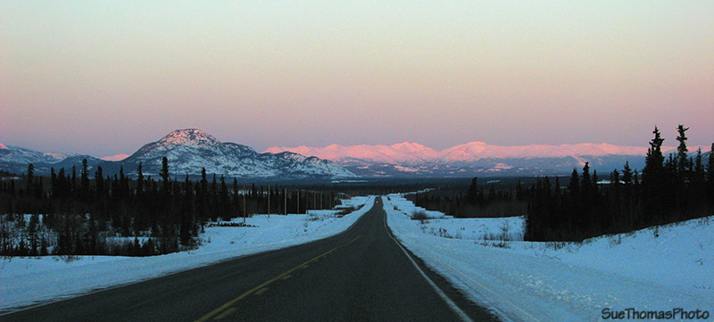 Alaska Highway south of Haines Junction