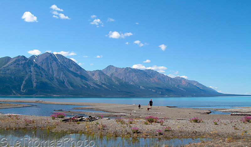 Kluane Lake and Kluane Ranges