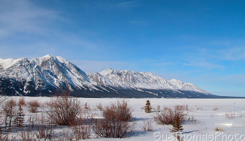 Alaska Highway in Winter