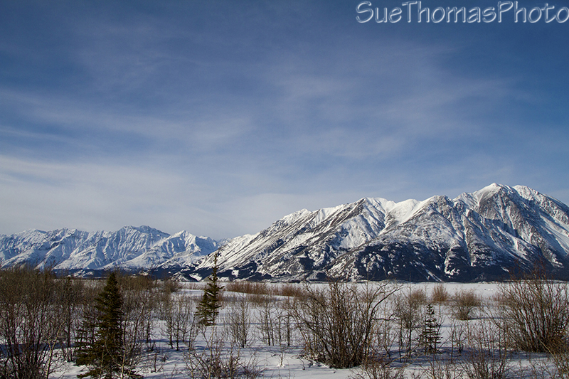 Alaska Highway in Winter