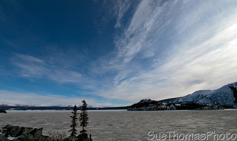 Alaska Highway in Winter