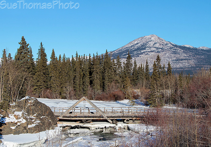 Canyon Creek bridge on Alaska Highway