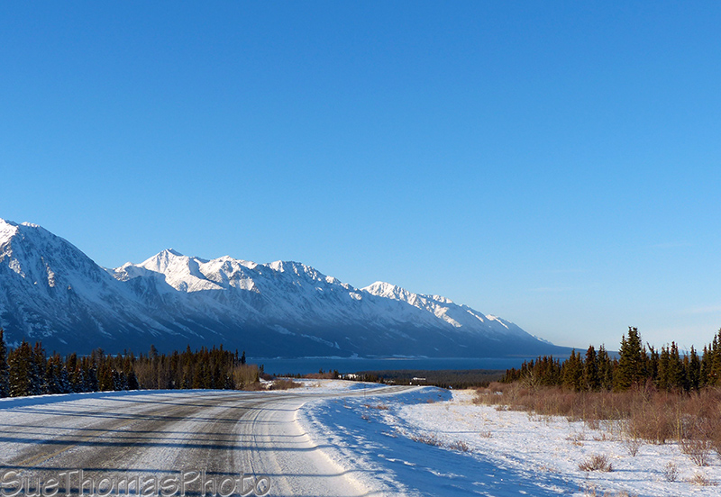 Approaching Kluane Lake