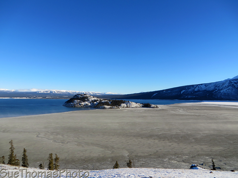 Mud flats at Kluane Lake