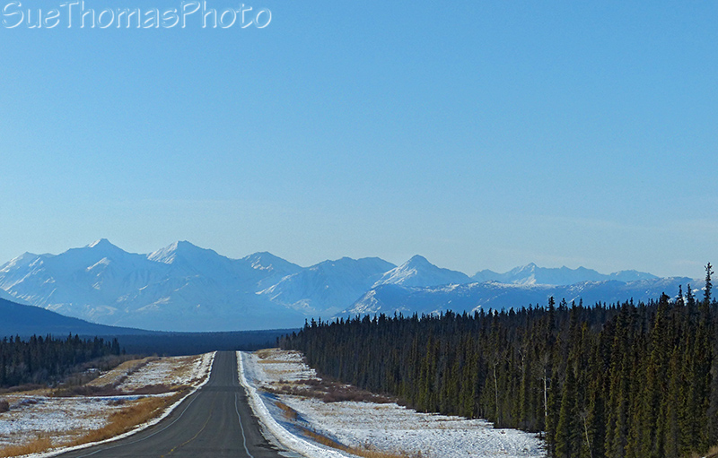 Alaska Highway and Kluane Ranges