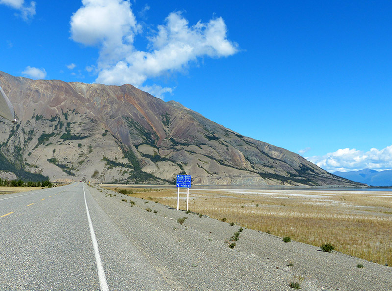 Kluane Lake and Sheep Mountain