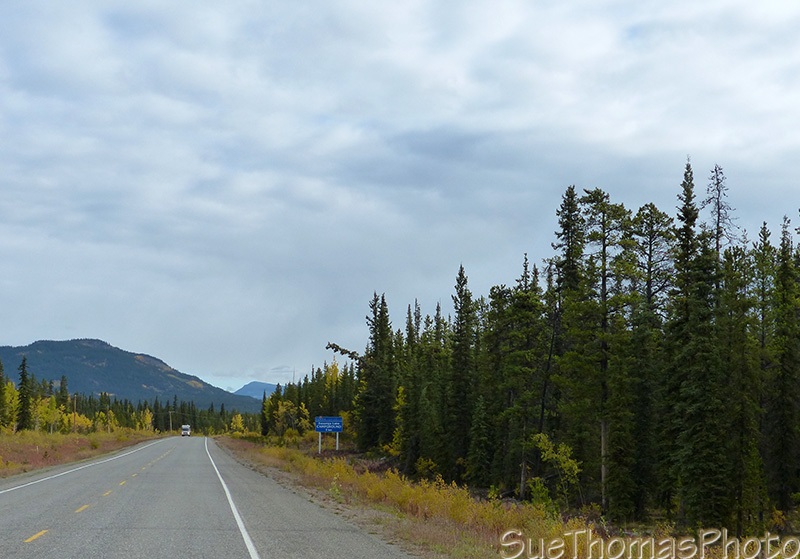 Approaching Squanga Lake campground