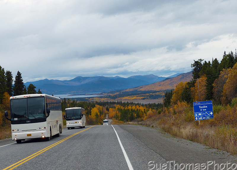 approaching Teslin