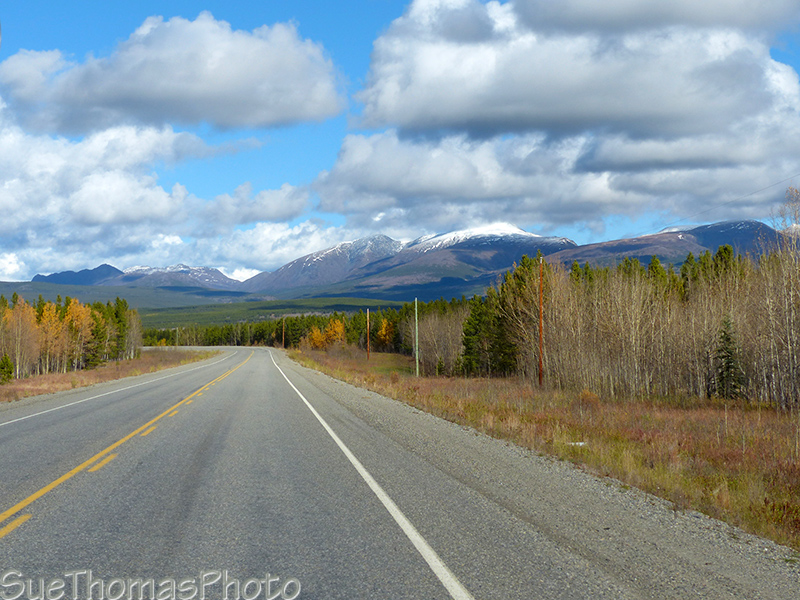 Alaska Highway west of Whitehorse