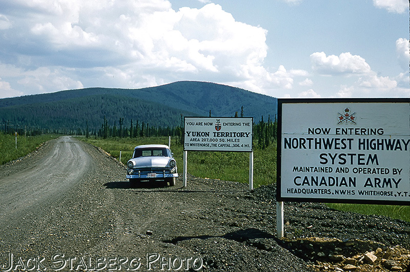 Alaska / Yukon border in the 1950s