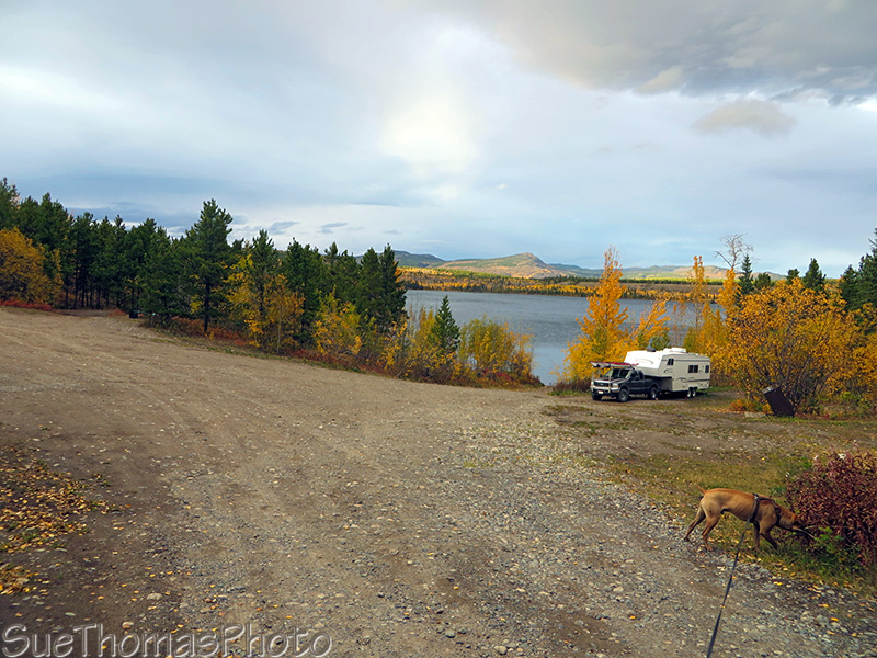 Campsite at Tarfu lake