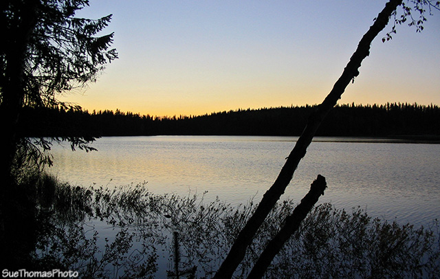 Sunset on Bear Lake, B.C.