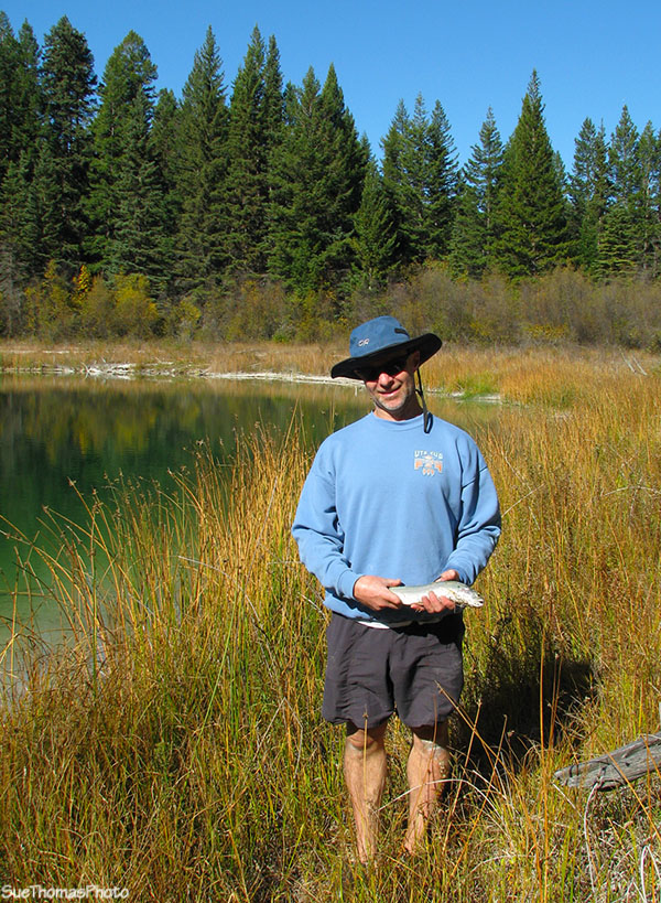 Fishing hole near Kentucky Lake, B.C.
