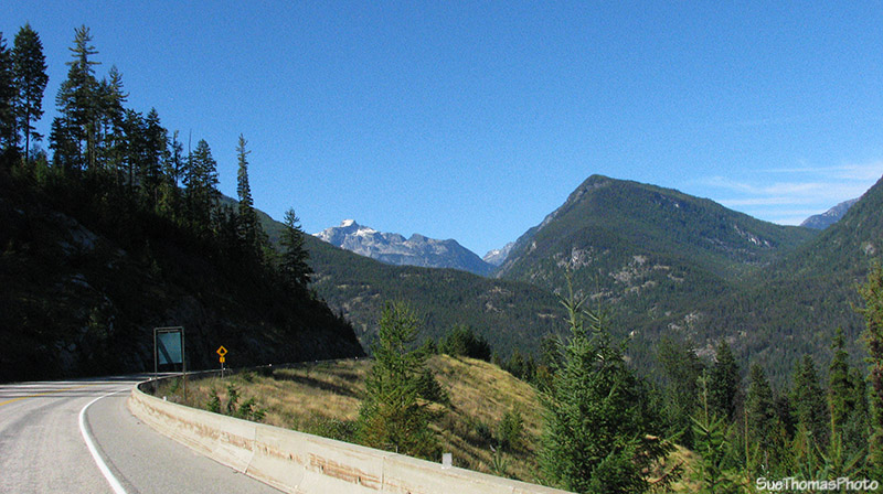 Southbound along Slocan Lake, BC