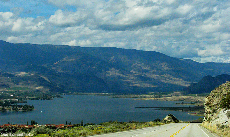 Highway 3 into Osoyoos, B.C.