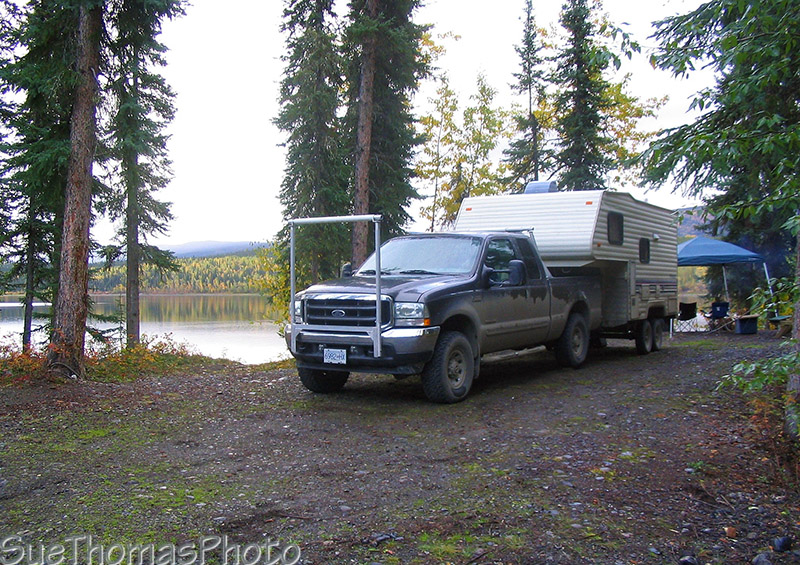 Frances Lake Yukon gov't campsite, Yukon