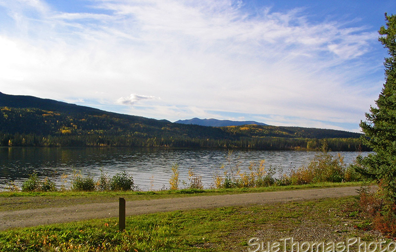 Simpson Lake campground, Yukon