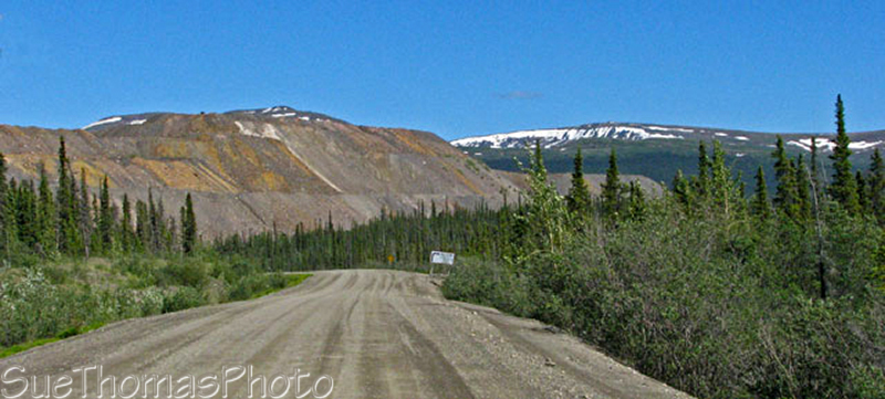 Anvil mine tailings near Faro, Yukon