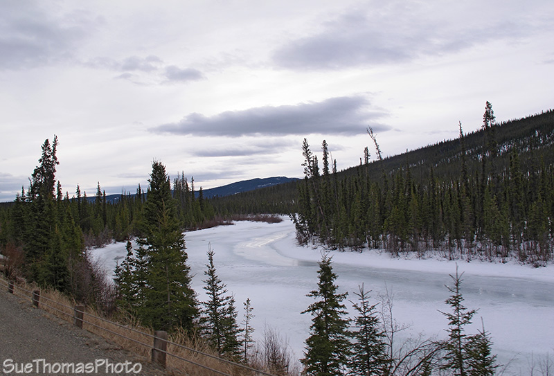 Frozen Yukon River